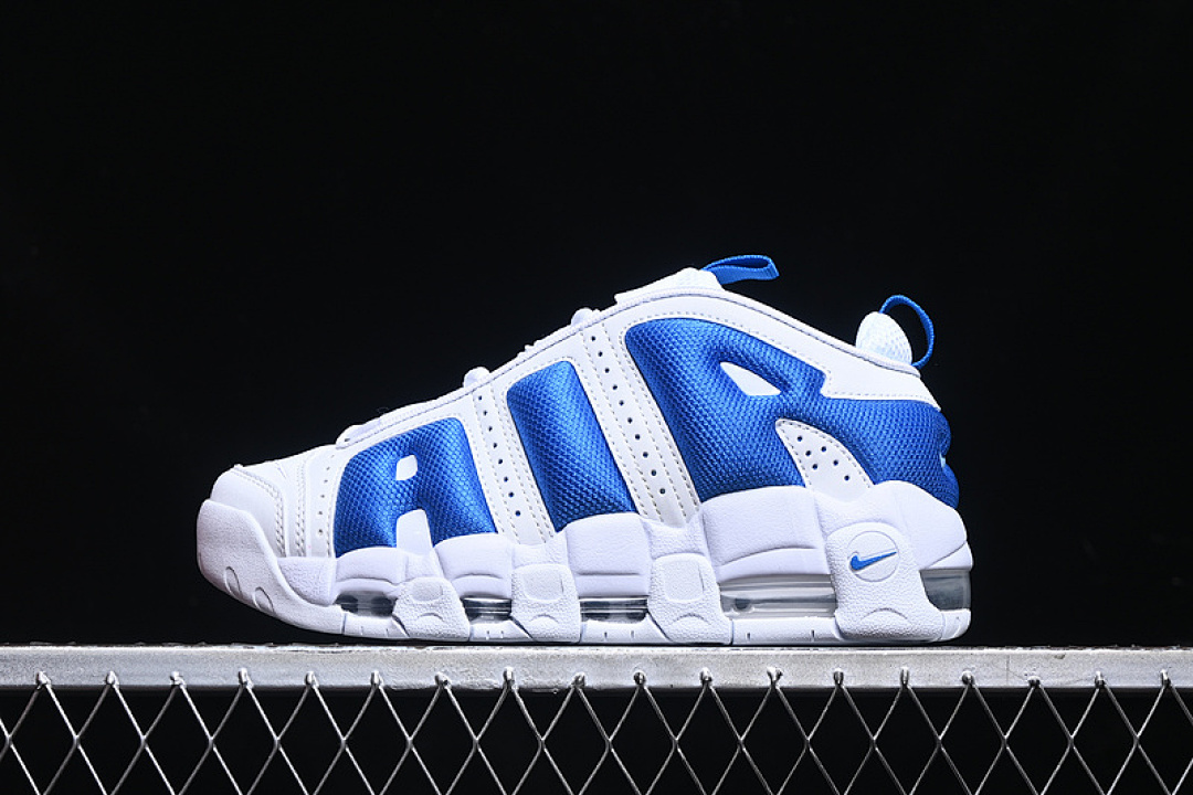 Nike [FZ3055-101]-[AIR MORE UPTEMPO LOW WHITE/HYPER ROYAL/PSYCHIC BLUE]-[WOMAN:36-39]-[MAN:40-45], photo 1