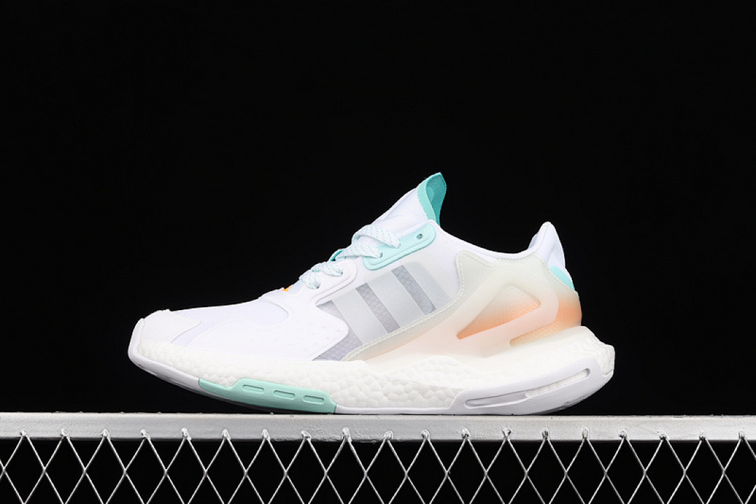 Unbranded [GW4910]-[DAY JOGGER 2020 BOOST SHOES CLOUD WHITE/CLEAR MINT/ORANGE]-[WOMAN:36-39]-[MAN:40-45], photo 1