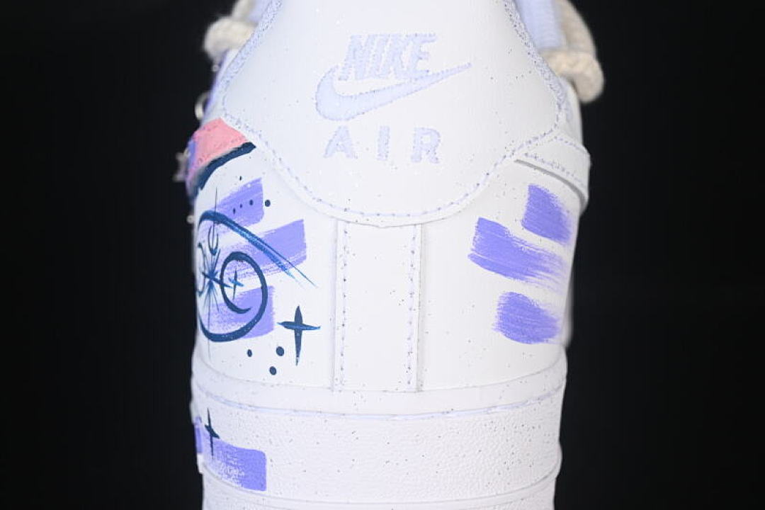 Nike [622-722]-[AIR FORCE 1 07 LOW CANCER BLUE/PURPLE/WHITE]-[WOMAN:36-39]-[MAN:40-45] - Image 7