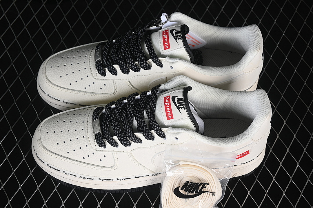 Nike [XX3168-222]-[AIR FORCE 1 07 LOW WHITE/BLACK]-[WOMAN:36-39]-[MAN:40-45] - Image 11