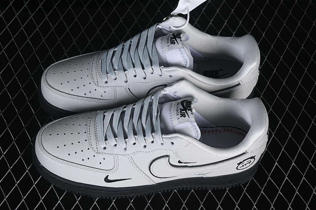 Nike [XL1979-128]-[AIR FORCE 1 07 LOW WHITE/BLACK]-[WOMAN:36-39]-[MAN:40-45] - Image 11