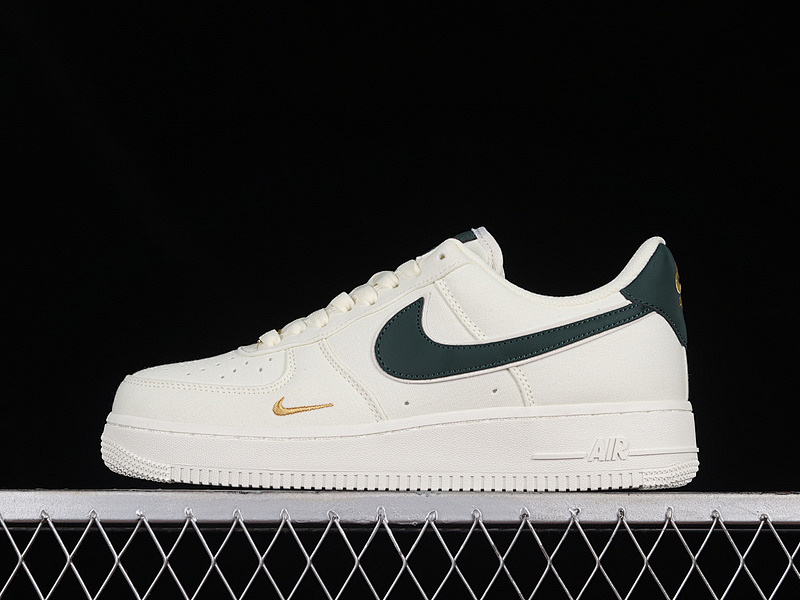 Nike Nike AIR FORCE 1 LOW 07 WHITE/DARK GREEN/GOLD · MN5696-309, photo 1