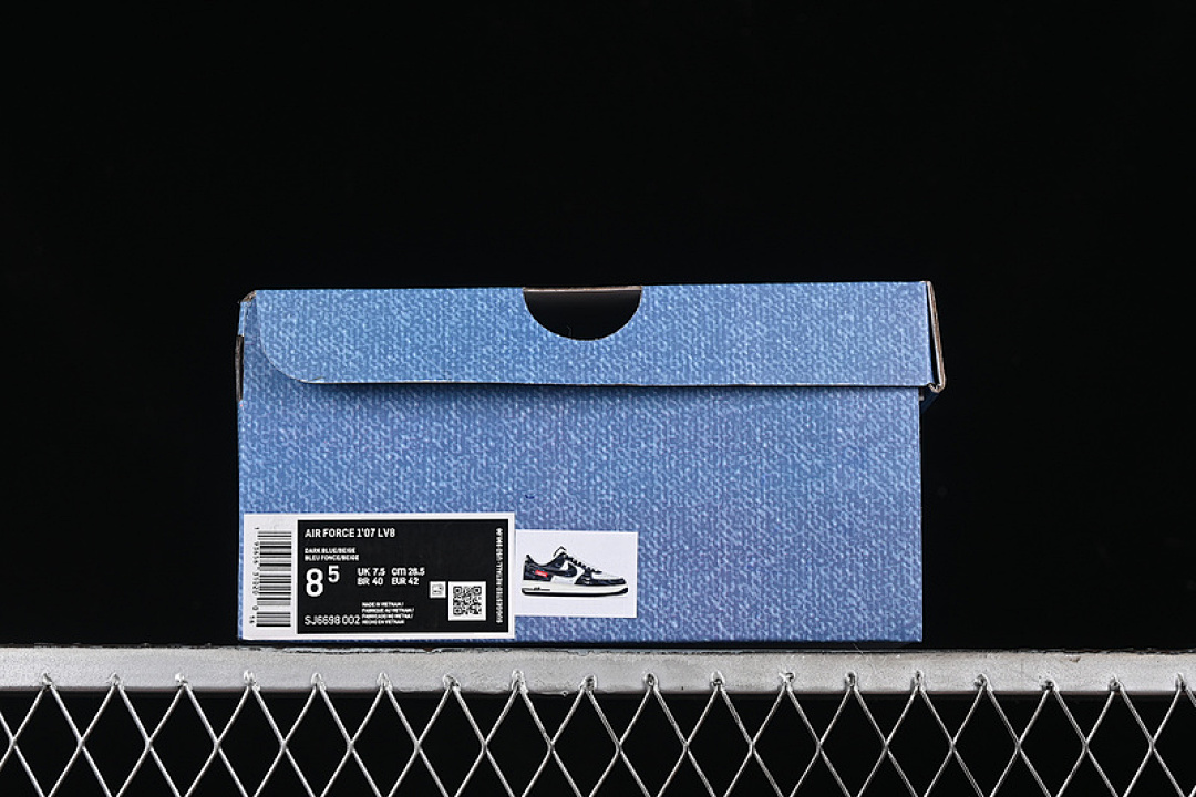Nike [SJ6698-002]-[AIR FORCE 1 07 LOW WHITE/BLUE/GREY]-[WOMAN:36-39]-[MAN:40-45] - Image 12