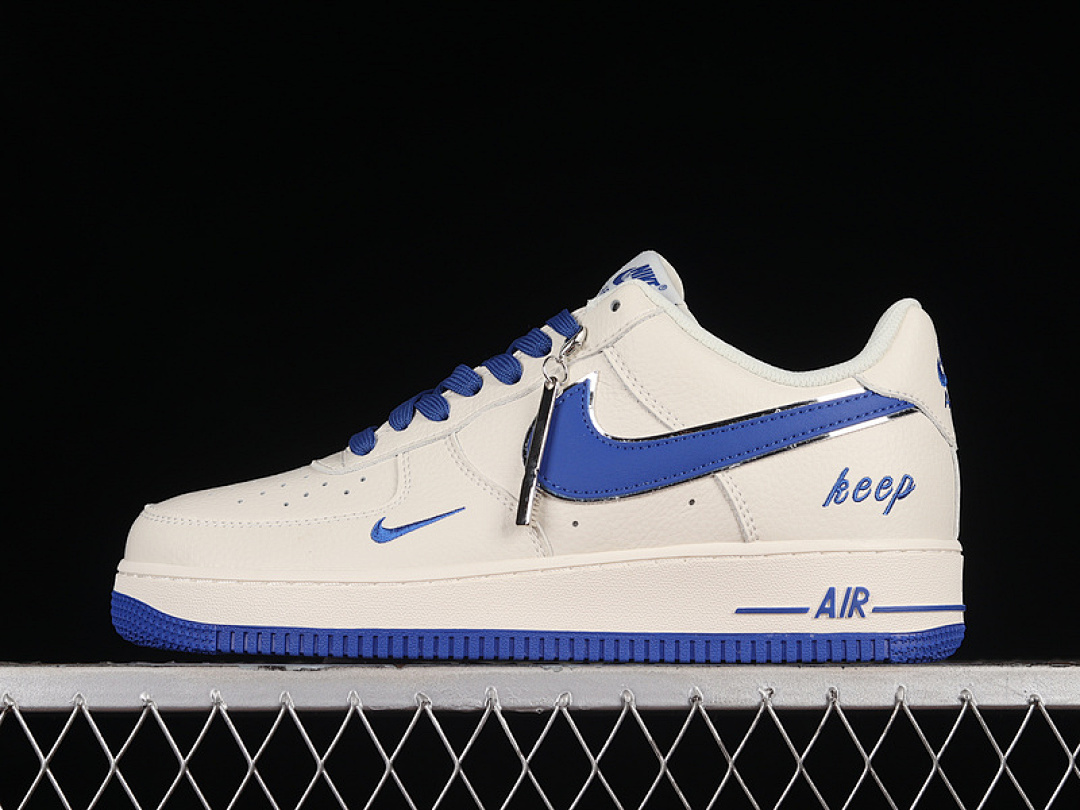 Nike [BM1996-077]-[AIR FORCE 1 LOW 07 WHITE/WHITE/BLUE]-[WOMAN:36-39]-[MAN:40-45], photo 1