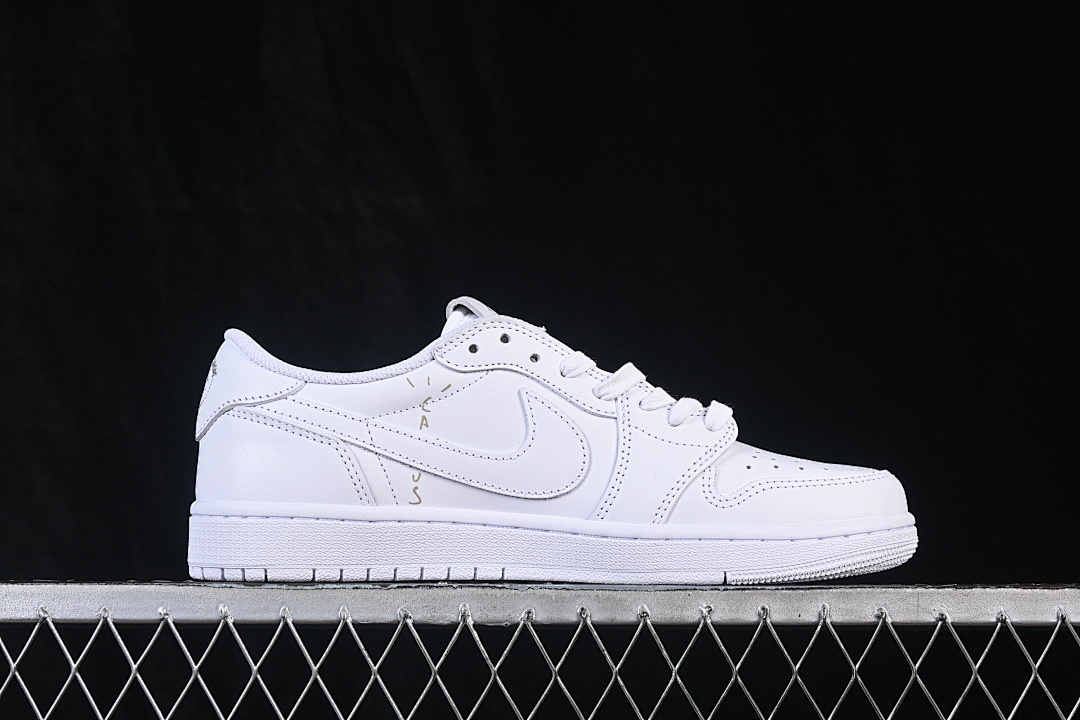 Jordan [TD1228-111]-[TRAVIS SCOTT AIR JORDAN 1 LOW OG WHITE/WHITE/WHITE]-[WOMAN:36-39]-[MAN:40-48.5] - Image 16