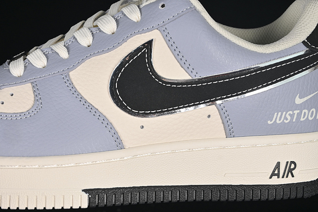Nike [CS5288-023]-[AIR FORCE 1 07 LOW JUST DO IT WHITE/GREY/BLACK]-[WOMAN:36-39]-[MAN:40-45] - Image 8