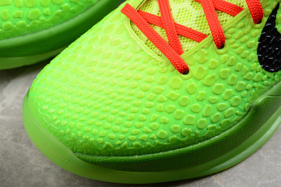 Nike [429659-701]-[ZOOM KOBE 6 GRINCH LIME GREEN/VARSITY RED-BLACK]-[MAN:41-46] - Image 9