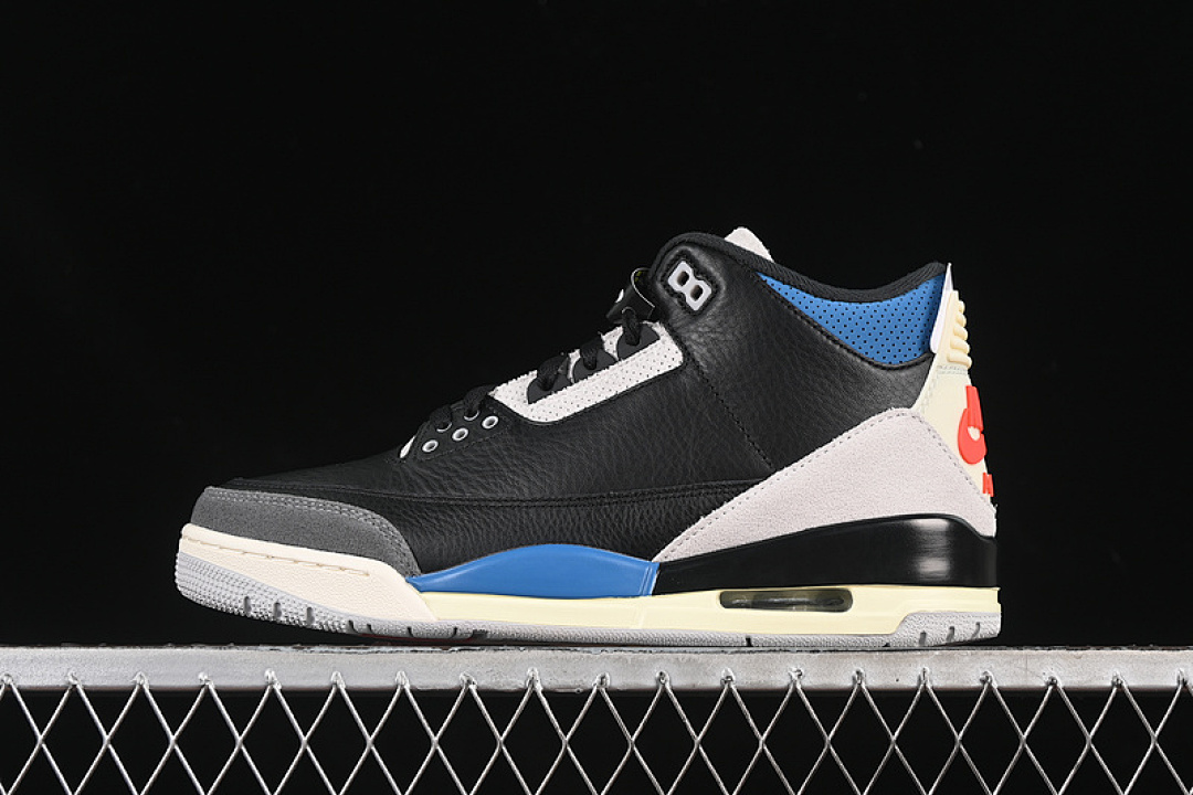 Jordan [IB8967-004]-[AIR JORDAN 3 OG RARE AIR BLACK/GREY/BLUE]-[WOMAN:36-39]-[MAN:40-48.5], photo 1