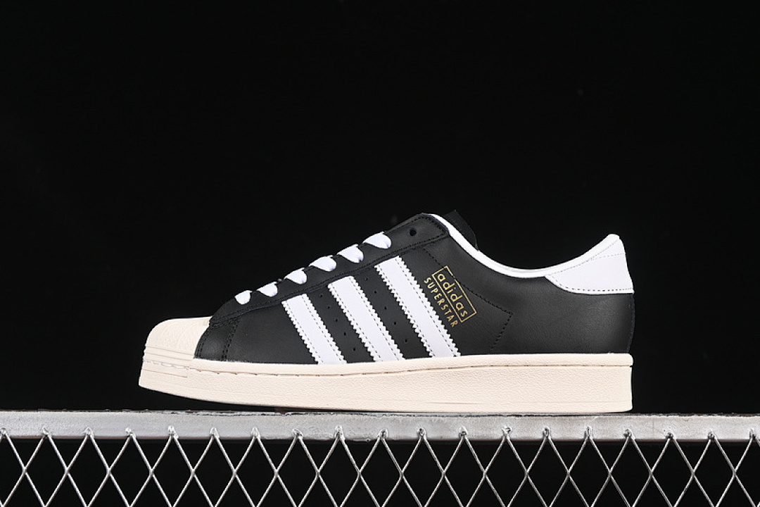 Adidas SUPERSTAR BLACK/WHITE · JI0319, photo 1