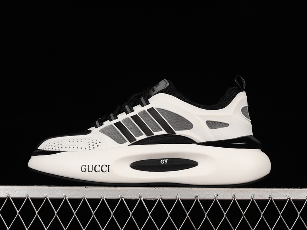 Unbranded [1XG704460]-[GU*CCI 22SS SPORTS SHOES WHITE/BLACK/GREY]-[MAN:38-44], photo 1