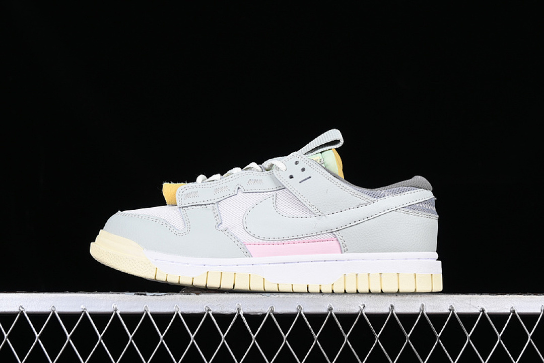 Unbranded [DV0821-100]-[AIR DUNK JUMBO WHITE/LIGHT SILVER/MINT FOAM/PINK FOAM/LIGHT SMOKE (GREY]), photo 1