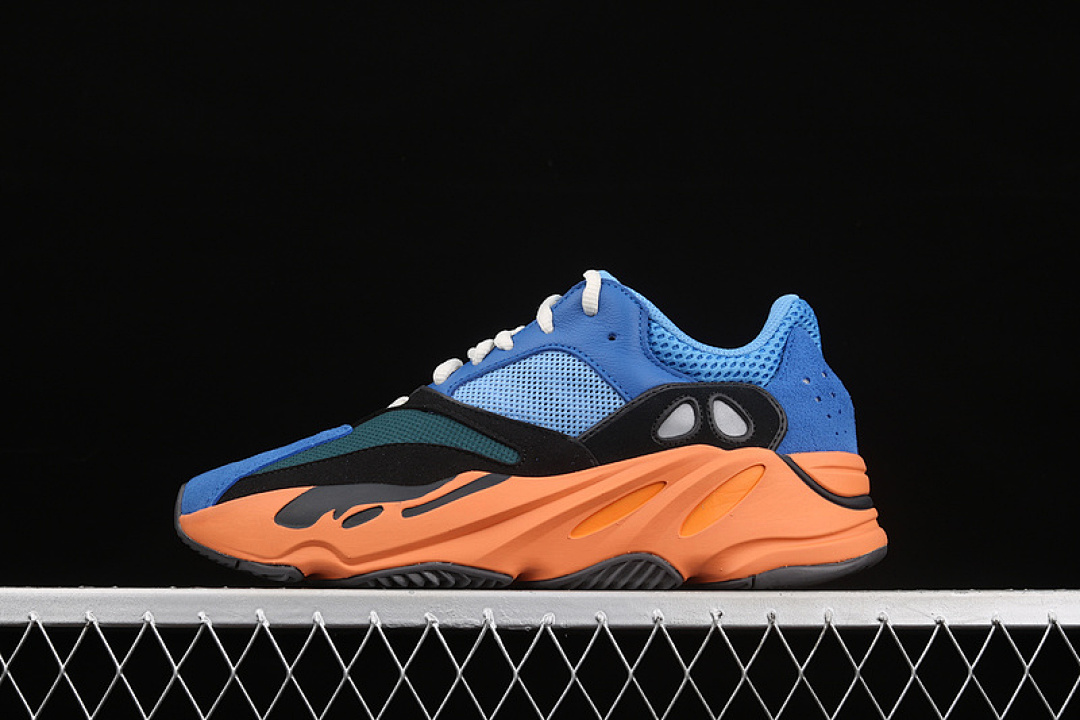 Adidas [GZ0541]-[YEEZY BOOST 700 BRIGHT BLUE/CORE BLACK//ORANGE]-[WOMAN:36-39]-[MAN:40-48], photo 1