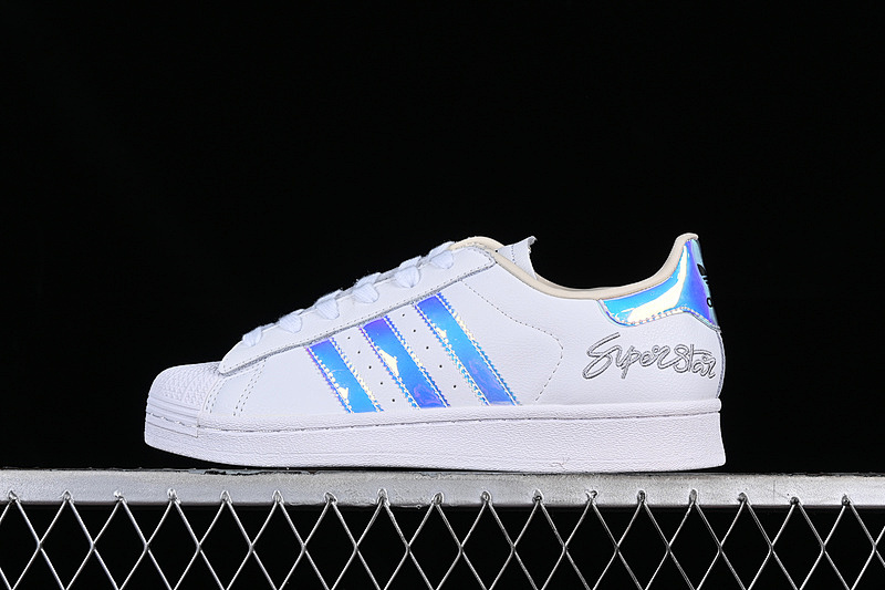 Purple Adidas SUPERSTAR WHITE/BLUE/PURPLE · EF3642, photo 1