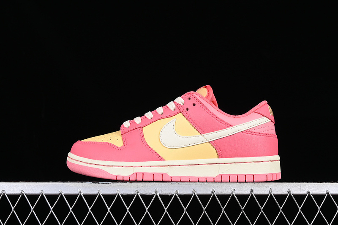 Unbranded [DH9765-200]-[DUNK LOW GS STRAWBERRY PEACH YELLOW/PINK]-[WOMAN:36-40], photo 1