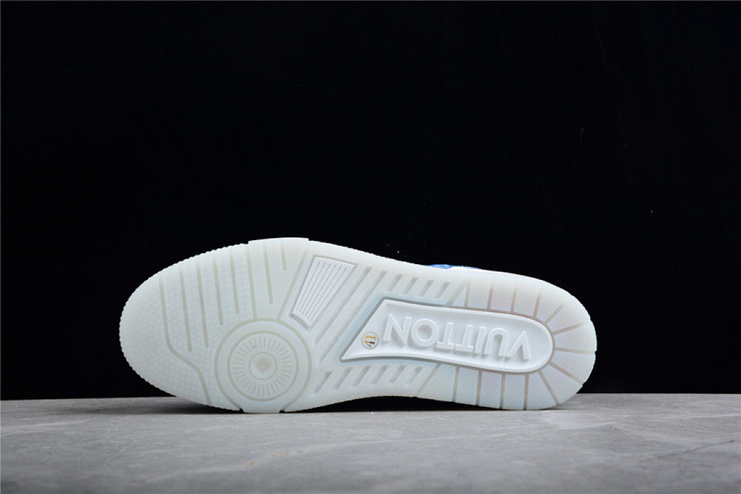 Louis Vuitton [L*V TRAINER 21SS SNEAKERS DARK BLUE/DARK BLUE/WHITE]-[MAN:39-45] - Image 15