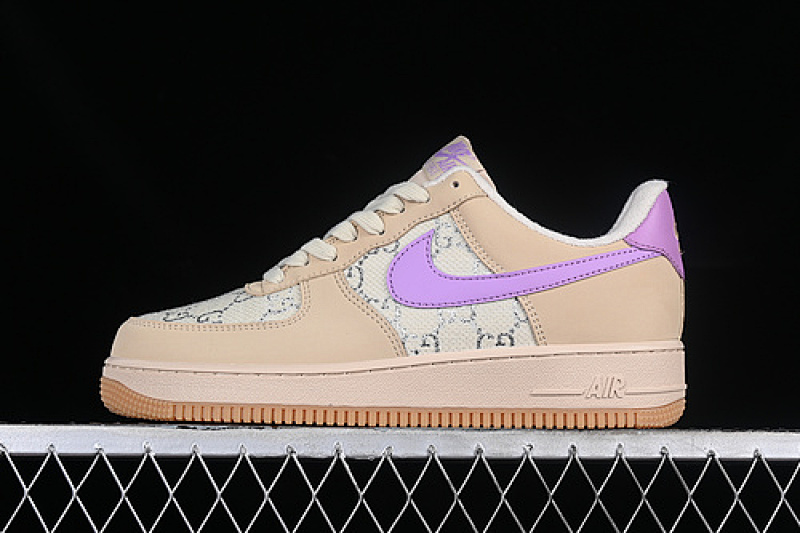 Nike Nike AIR FORCE 1 07 LOW GREY/BROWN/PURPLE · CW2288-111, photo 1