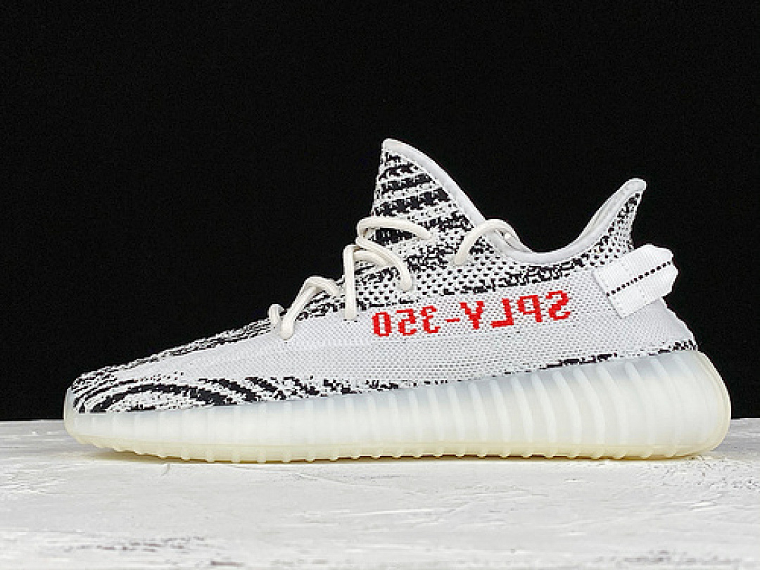 Adidas [CP9654]-[OWF YEEZY BOOST 350 V2 ZEBRA WHITE/CORE BLACK/RED]-[UNISEX:36-49], photo 1