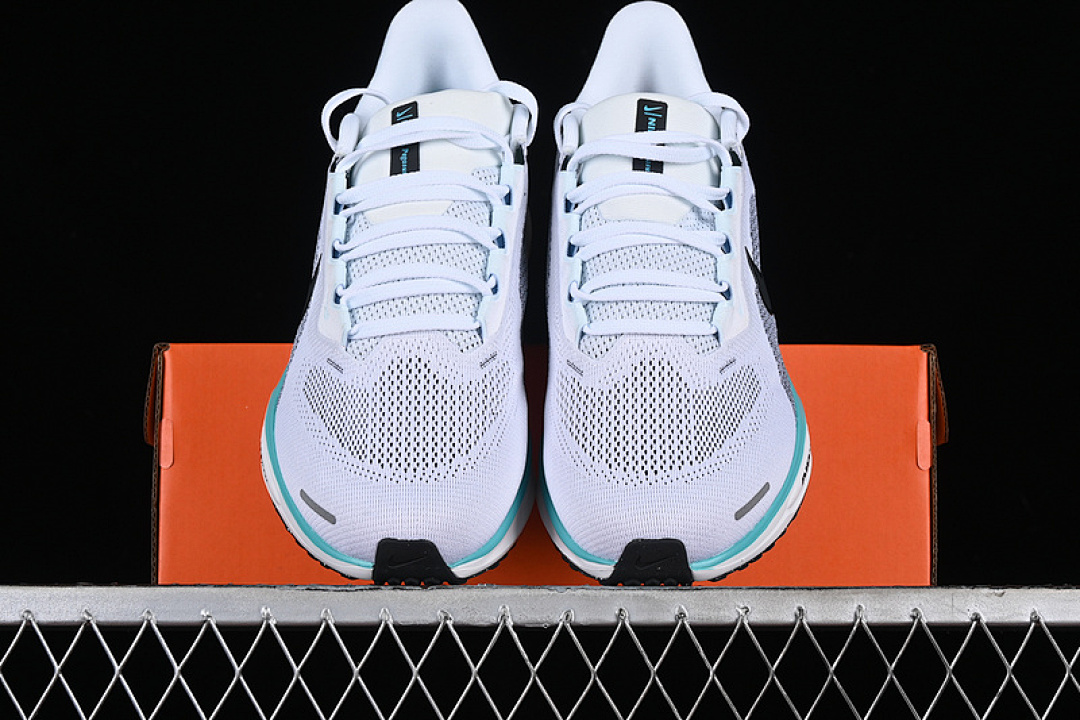 Nike [FD2722-103]-[AIR ZOOM PEGASUS 41 WHITE/DUSTY CACTUS/GLACIER BLUE/BLACK]-[MAN:39-45] - Image 13