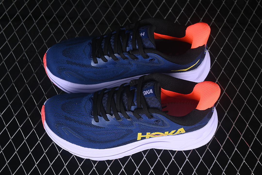 On Running [1162031 MLST]-[ONE ONE CLIFTON 10 MESH RUNNING SHOES NAVY BLUE/YELLOW]-[WOMAN:36-39]-[MAN:40] - Image 10