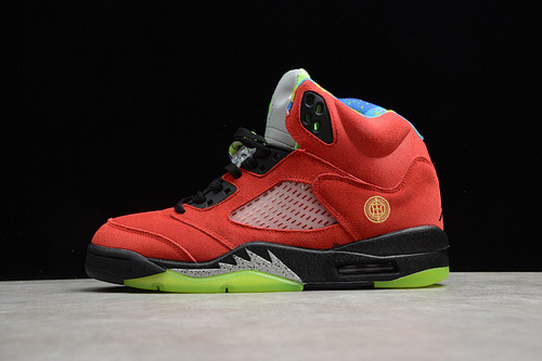 Jordan [CZ5725-700]-[AIR JORDAN 5 WHAT THE VARSITY MAIZE/COURT PURPLE-GHOST GREEN-SOLAR (ORANGE]), photo 1