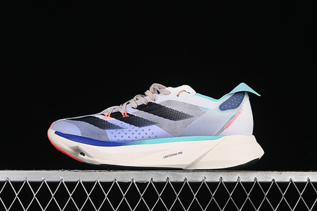 Adidas Adidas ADIZERO ADIOS PRO 3 OFF WHITE/AURORA INK/FLASH AQUA · IE6237, photo 1