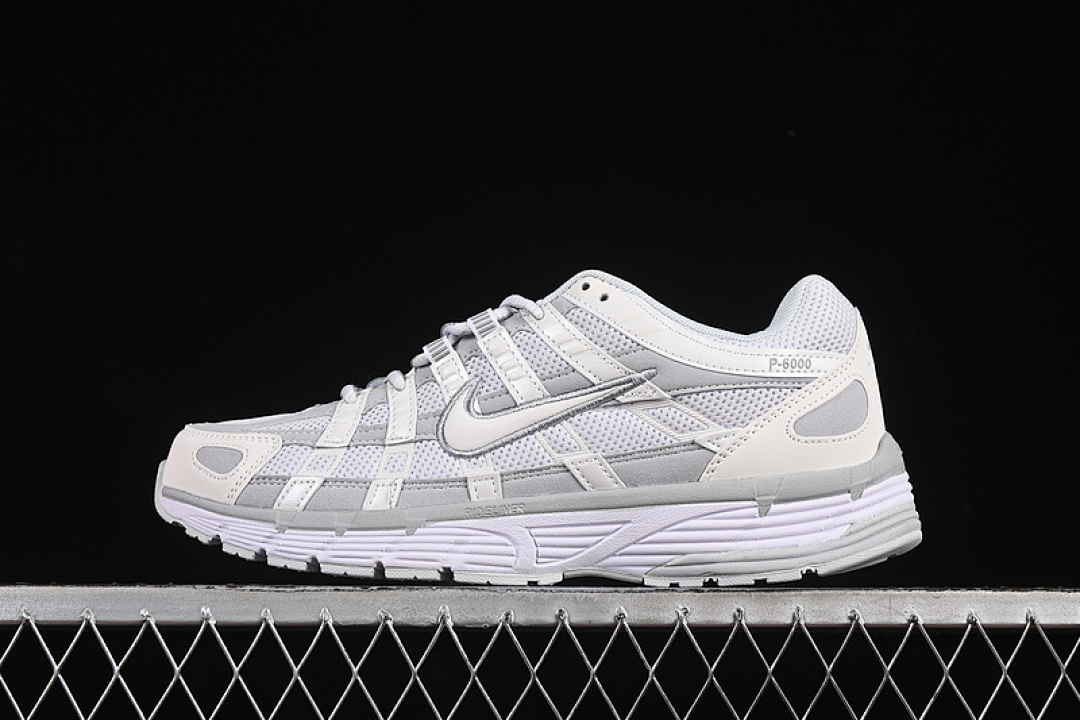 Nike Nike P-6000 PRM METALLIC SUMMIT WHITE/PURE PLATINUM/WOLF GREY/WHITE · FV6603-101, photo 1