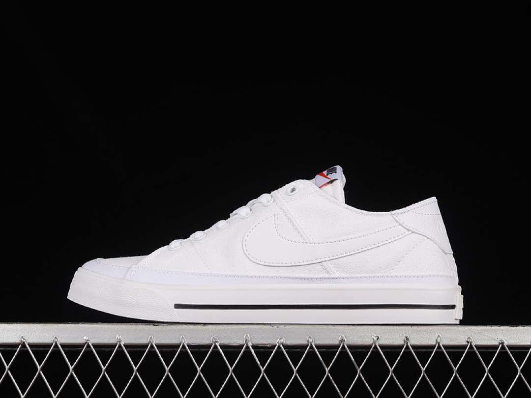 COURT LEGACY CANVAS WHITE/WHITE/BLACK · CW6539-100, photo 1
