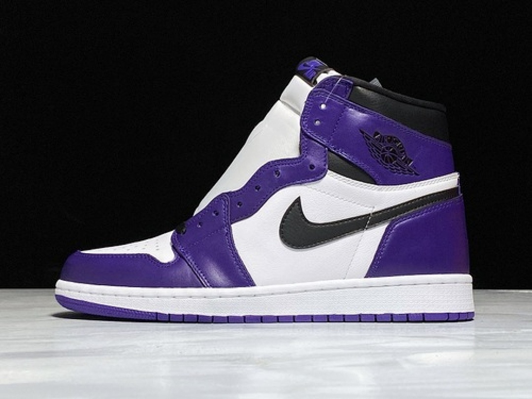 Jordan [555088-500]-[GET AIR JORDAN 1 RETRO HIGH COURT PURPLE/WHITE-BLACK]-[MAN:40.5-46], photo 1