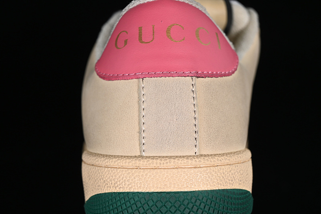 Gucci [9Y9209443]-[GU*CCI DISTRESSED SCREENER SNEAKER PINK/BROEN/GREY/RED/GREEN]-[WOMAN:35-40] - Image 7