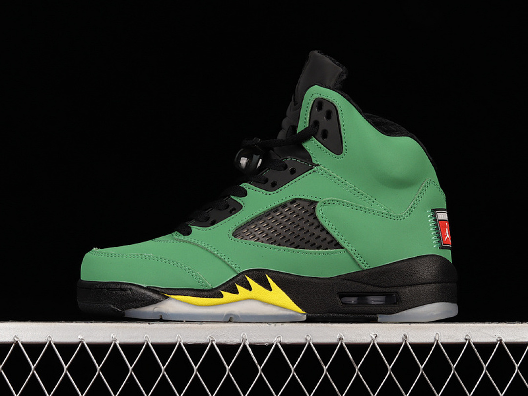 Jordan [CK6631-307]-[AIR JORDAN 5 RETRO OREGON APPLE GREEN/BLACK/YELLOW STRIKE/BLACK]-[UNISEX:36-46], photo 1