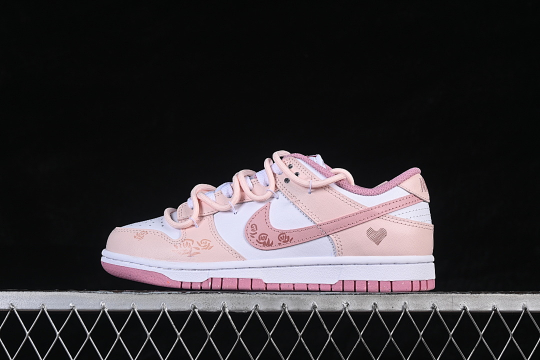 Unbranded [DD1873-112]-[SB DUNK LOW LOW-TOP CASUAL SNEAKERS WHITE/PINK]-[WOMAN:35.5-39]-[MAN:40], photo 1