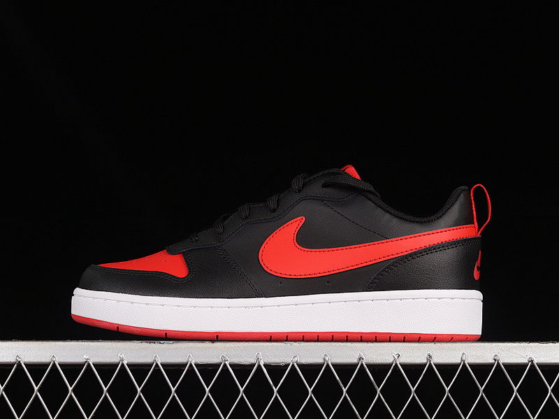 COURT BOROUGH LOW 2 GS BRED BLACK/UNIVERSITY RED/WHITE · BQ5448-007, photo 1