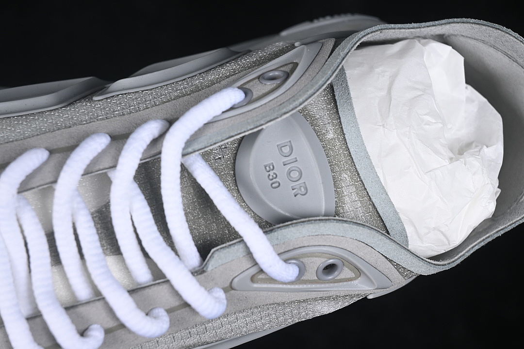 Dior [3SN342ABFH898]-[LOW-TOP CASUAL SHOES GREY/WHITE/GREY]-[WOMAN:38-39]-[MAN:40-47] - Image 9