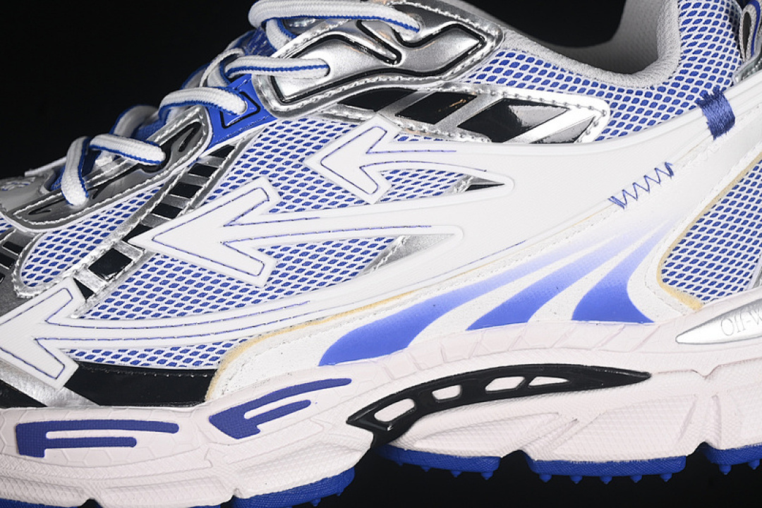 Hoka [OFF-WHITE BE RIGHT WHITE/BLUE/SILVER]-[WOMAN:36-39]-[MAN:40-47] - Image 9