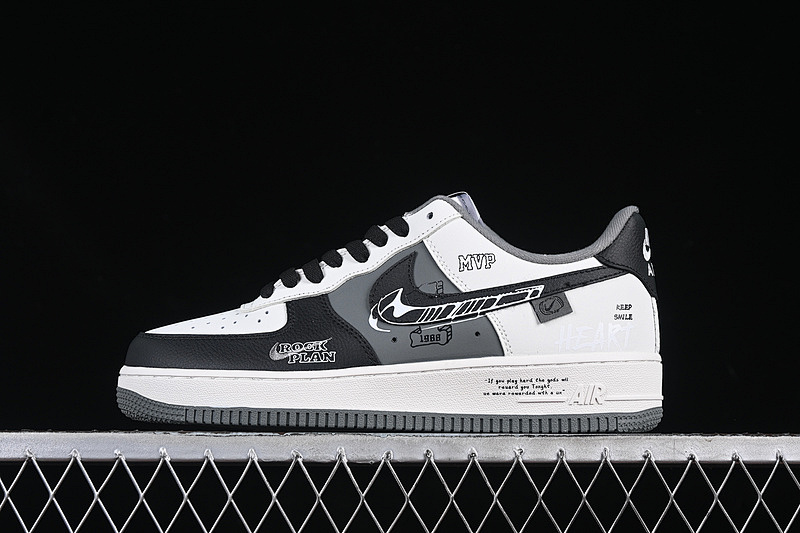 Nike Nike AIR FORCE 1 07 LOW 50 CENTS WHITE/GREY/BLACK · DB3301-660, photo 1