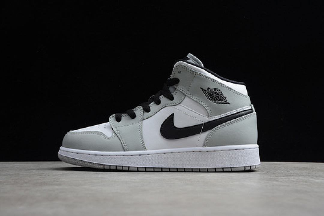 Jordan [554725-092]-[AIR JORDAN 1 MID COOL GREY/BLACK/WHITE]-[WOMAN:35.5-39], photo 1