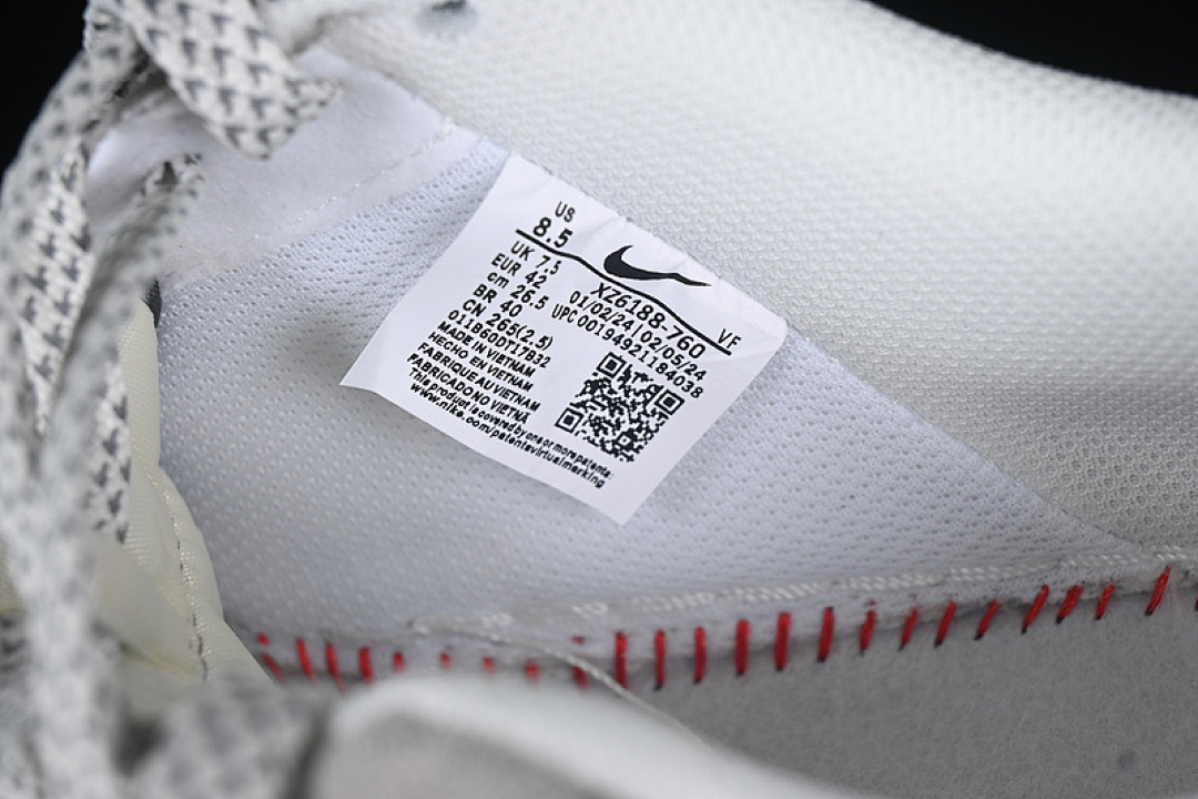 Nike [XZ6188-760]-[AIR FORCE 1 07 LOW WHITE/GREY]-[WOMAN:36-39]-[MAN:40-45] - Image 6