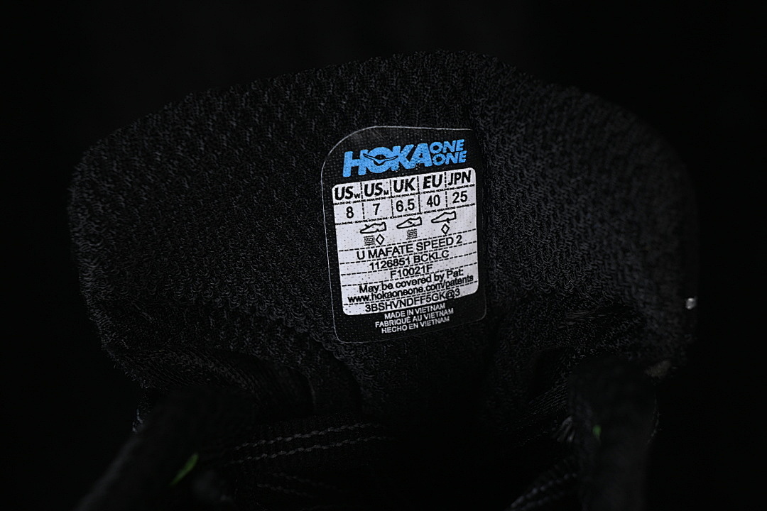 Hoka [1126851-BCKLC]-[HOKA ONE RUNNING SHOES BLACK/ELECTRIC GREEN]-[WOMAN:36-39]-[MAN:40-46] - Image 10