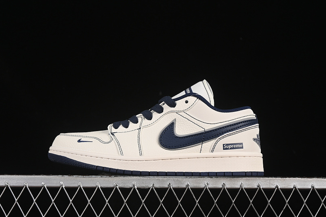 Jordan [XX3168-176]-[AIR JORDAN 1 LOW SUPREME WHITE/BLUE]-[WOMAN:36-39]-[MAN:40-45], photo 1