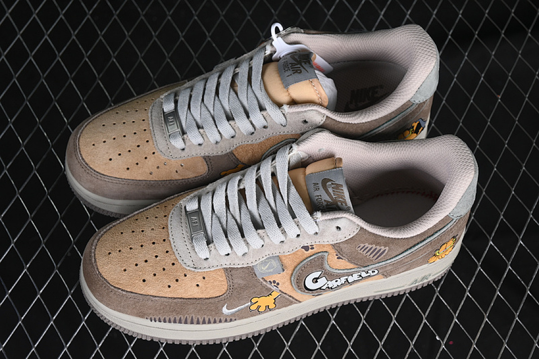Nike [CD1212-333]-[AIR FORCE 1 07 LOW BROWN/KHAKI/GREY]-[WOMAN:36-39]-[MAN:40-45] - Image 11