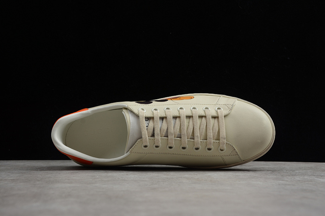 Gucci [GU*CCI ACE EMBROIDERED LOW-TOP SNEAKER WHITE/BLACK/ORANGE]-[WOMAN:35-39]-[MAN:40-44] - Image 13
