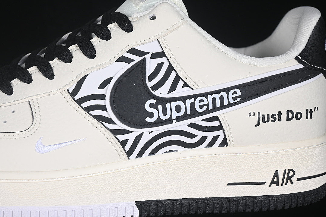 Nike [DK0188-149]-[AIR FORCE 1 07 LOW CASUAL SNEAKERS BLACK/WHITE]-[WOMAN:36-39]-[MAN:40-45] - Image 7