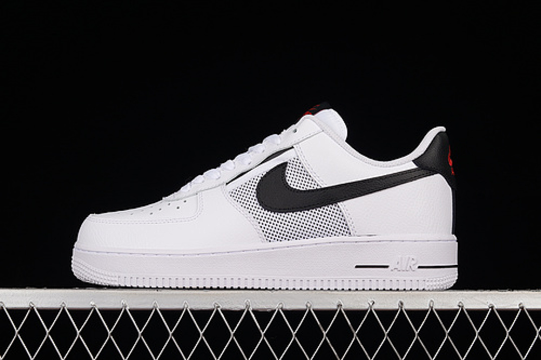 Nike [DH7567-100]-[AIR FORCE 1 07 LV8 WHITE/BLACK/RED]-[WOMAN:35.5-39]-[MAN:40-45], photo 1