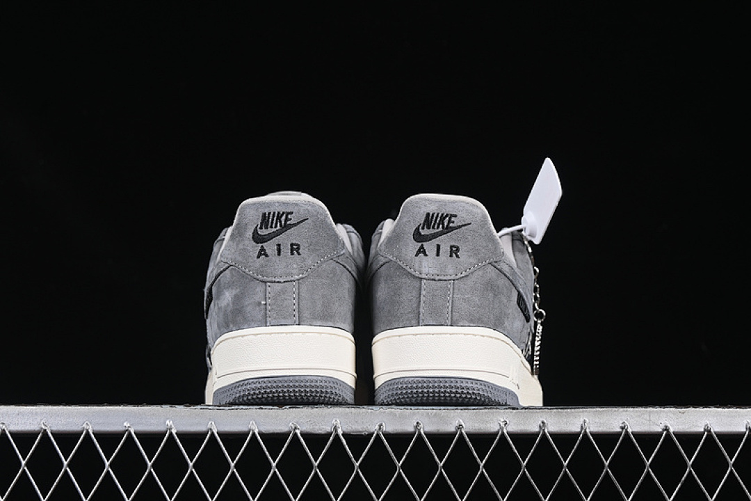 Nike [KK1988-056]-[AIR FORCE 1 07 LOW WHITE/GREY/BLACK]-[WOMAN:36-39]-[MAN:40-45] - Image 14