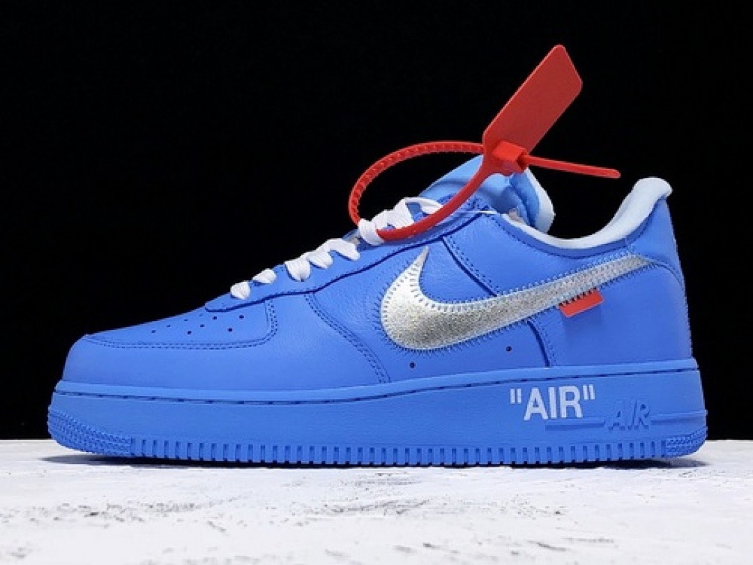 Nike Nike AIR FORCE 1 LOW OW MCA UNIVERSITY BLUE/SILVER-WHITE · CI1173-400, photo 1