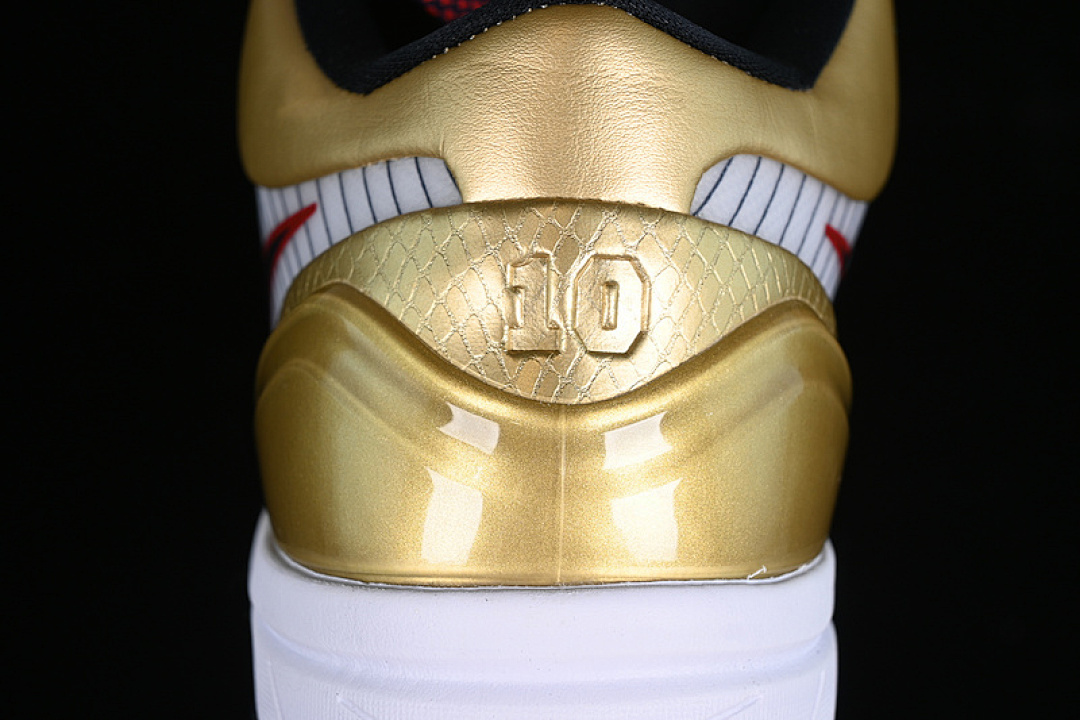 Nike [FQ3544-100]-[UNDEFEATED X ZOOM KOBE IV ZK4 WHITE/DARK OBSIDIAN/VARSITY RED/METALLIC (GOLD]) - Image 8