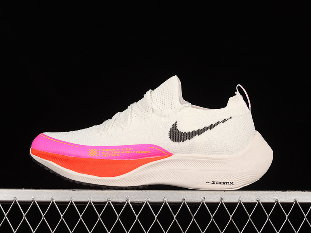 Unbranded [DM4386-100]-[ZOOMX VAPORFLY NEXT％ 4.0 BY YOU WHITE/PINK/BLACK]-[WOMAN:36-39]-[MAN:40-45], photo 1