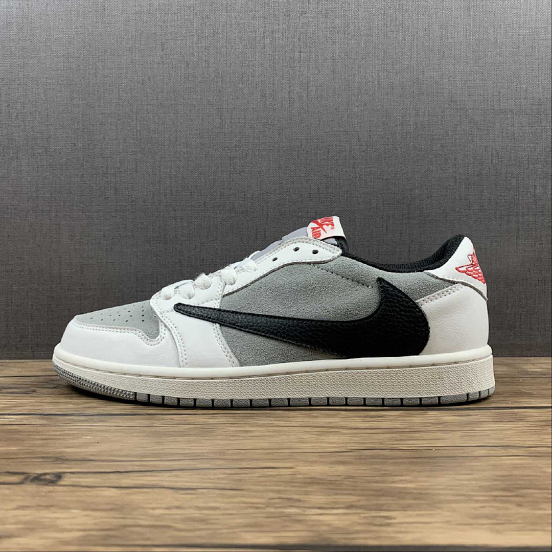 Jordan [DM7866-162]-[AIR JORDAN 1 LOW X TRAVIS SCOTT FRAGMENT WHITE/GREY/BLACK]-[UNSIEX:36-44], photo 1