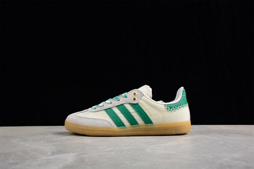 Adidas Adidas WALES BONNER X SAMBA CREAM WHITE/BOLD GREEN/EASY YELLOW · GY4344, photo 1