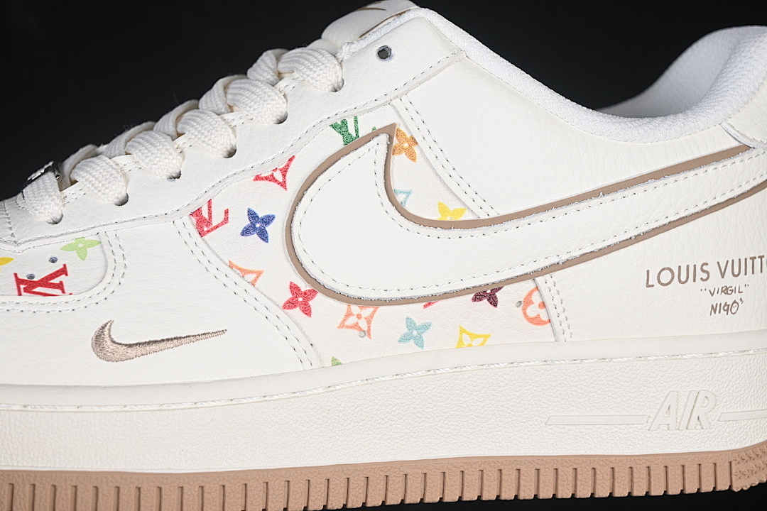 Nike [MM3399-808]-[AIR FORCE 1 07 LOW CASUAL SNEAKERS WHITE/WHITE]-[WOMAN:36-39.5]-[MAN:40-45] - Image 8